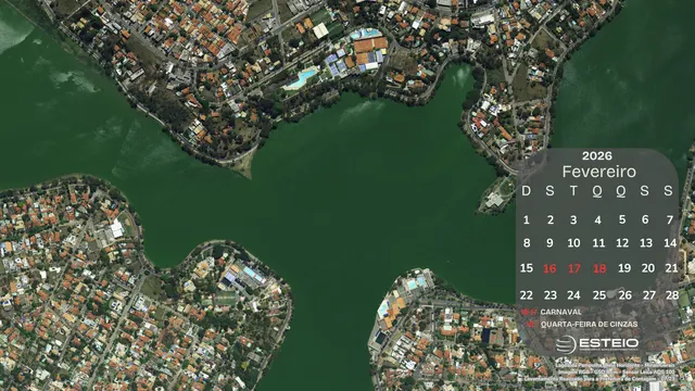 Calendário de Fevereiro de 2026