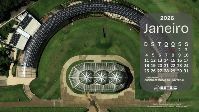 Calendário de Janeiro de 2026