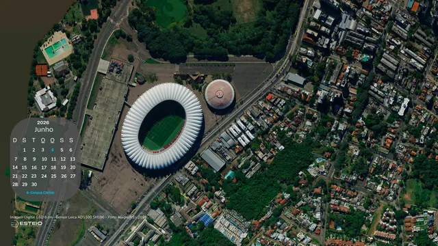 Calendário de Junho de 2026